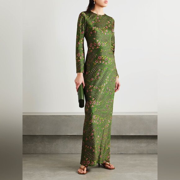 Veronica Beard Gemma floral silk-blend maxi dress - Picture 1 of 14